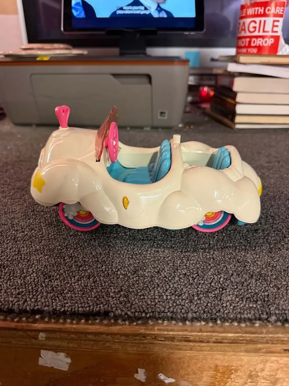 Vintage 1983 Care Bears Cloud Car